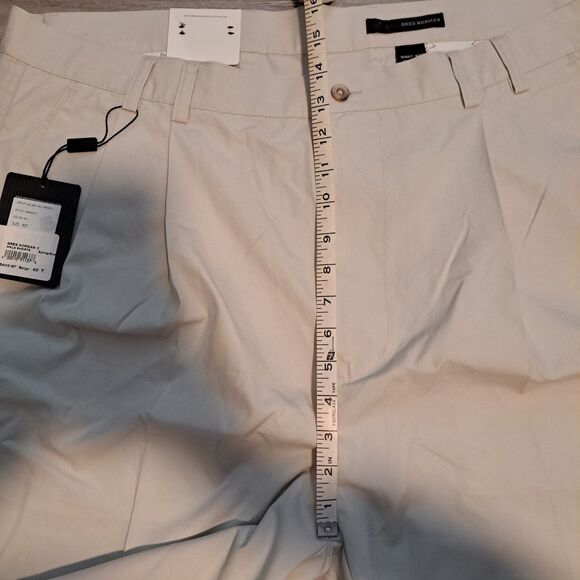 Greg Norman Shorts Men 40T Beige Chino Golf Flat Front 9” Inseam High Rise NWT - Picture 9 of 10